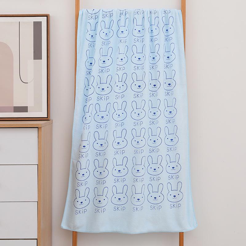 Gaoyang Cartoon Quick-Dry Children's Bath Towel, Water-Absorbent, 70x140cm, Adult & Beach Use