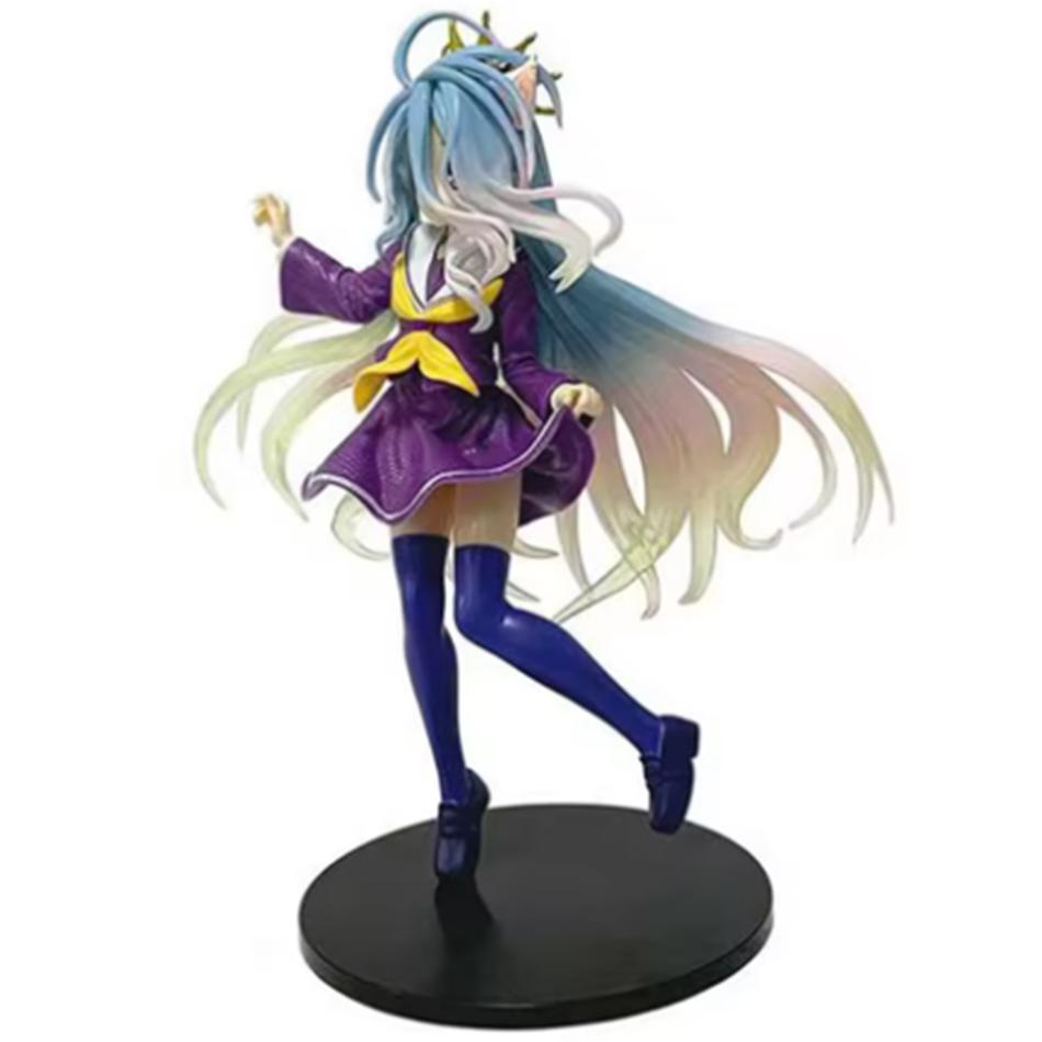 19CM Anime NGNL No Game No Life White Figure Anime PVC Anime Action Figures Model Collection Ornament Anime Model Toy Gifts