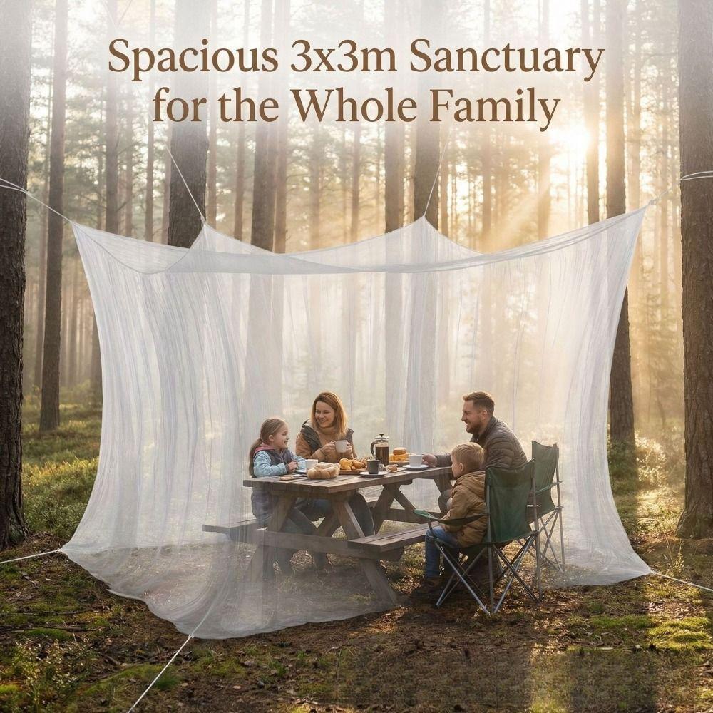 Portable Mosquito Net Shelter Summer Hanging Mosquito Mesh Insect Proof Tent Garden Backyard