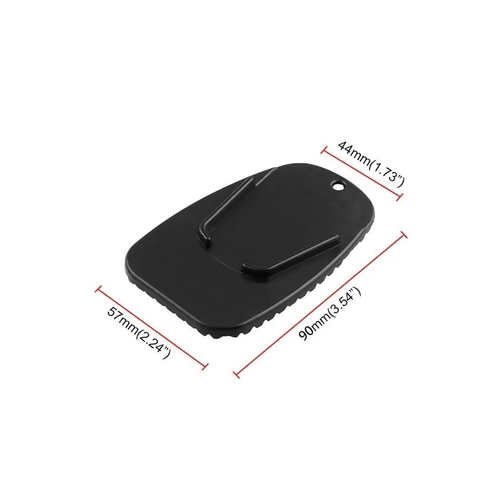 Extension Plate Side Stand Extension Universal Non-Slip Motorcycle Plastic Kickstand Side Kickstand Pad Bike Parking Plate Base