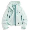 Autumn  Women's 3 In 1 Thick Hiking Jacket Fleece Waterproof Winter Windbreaker Outdoor Warm Camping Jacket Women Windproof Short Coat