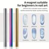LINMANDA Nail Art Magnetischer Stick Nail Art Cat Eye Magnetischer Stick Gel Nagellack Nail Art Zubehör sind für Anfänger DIY geeignet
