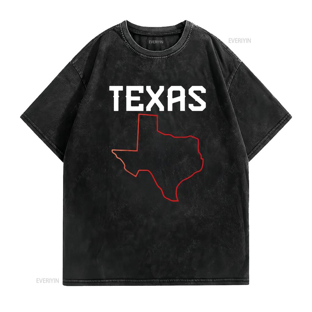 Texan s Texas T Shirt For Men Tx Black 3X Large vintage Washed designer clothes homme Top For Everyday Wear fashion Slightly
