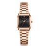 Jyullieoseu Ja-1304 Women'S Slim Square Metal Band Wristwatch