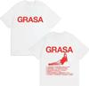 The Bestselling Rapper Nathy Peluso Grasas 2026 Print Trendsetter Summer PrintPure Cotton Casual Shortsleeved top y2k ins