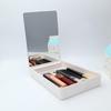 Portable Large-Capacity Vanity Case: Makeup Mirror, Jewelry Storage, and Brush Display Box