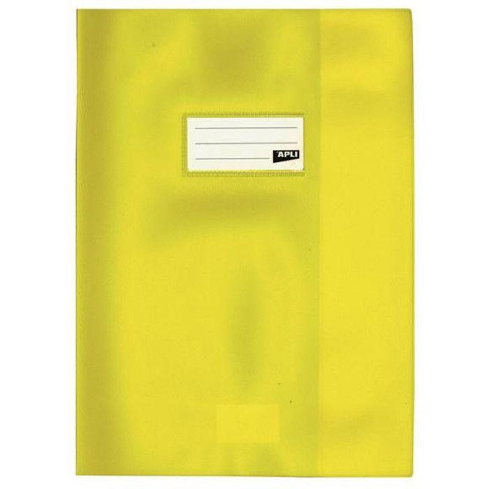PROTEGE CAHIER PVC 19/100 21X29,7 JAUNE