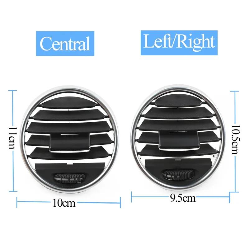 For Mercedes Benz W164 M ML GL 300 350 450 500 2005-2012 Car Front Left Right Central AC Air Vent Grille Outlet Cover Panel Trim