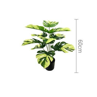 9-24 Forks Artificial Tropical Palm Branches Tropical Plants Large Artificial Turtle Back Leaf Real Touch Plastic