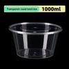 Disposable Round Plastic Takeout Bowls with Lids