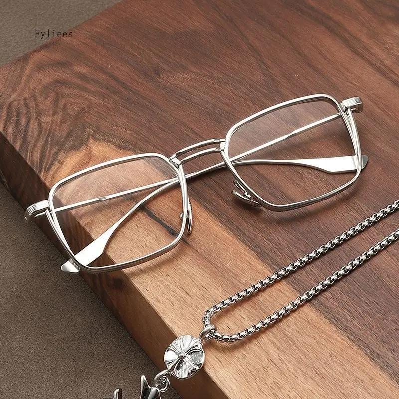 Classic Square Shape Finished Myopia Glasses for Men Women Business Style Prescription Glasses 0~-5.0 Diopter clear glasses
