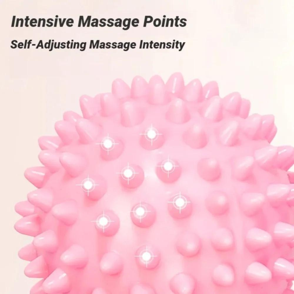 Foot Massager Spiky Ball Peanut Massage Ball Training Muscle Deep Tissue Massage Ball for Back Neck Shoulder Pain Stress Relief