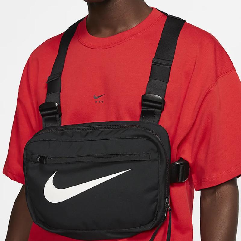 Nike Lab X MMW Collaboration Polyester Polyester Backpack Sling Bag Unisex Black Casual CZ5629-010
