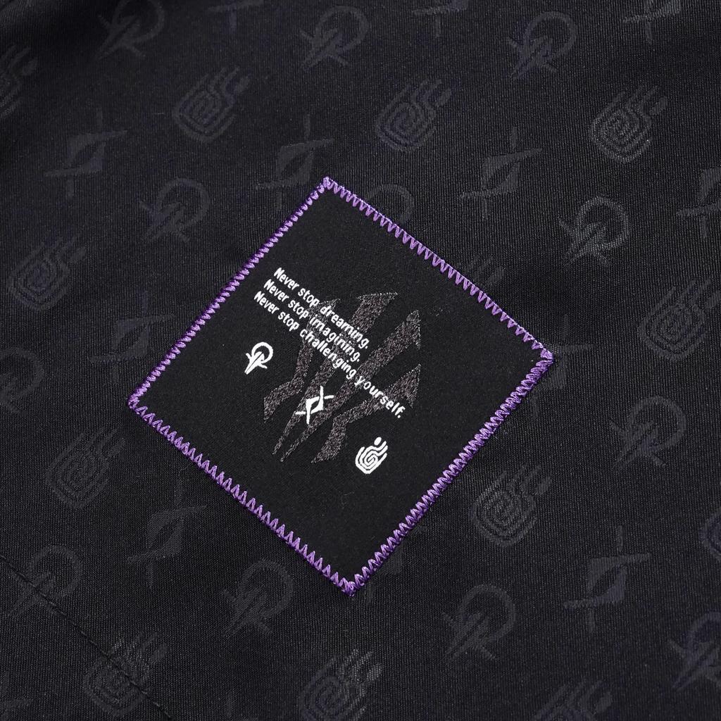 Anta Classic Fashion Trendy Retro Minimalist Comfortable Casual Round Neck Pullover Loose Short Sleeve Shirt Unisex shirts Black 172621112-2