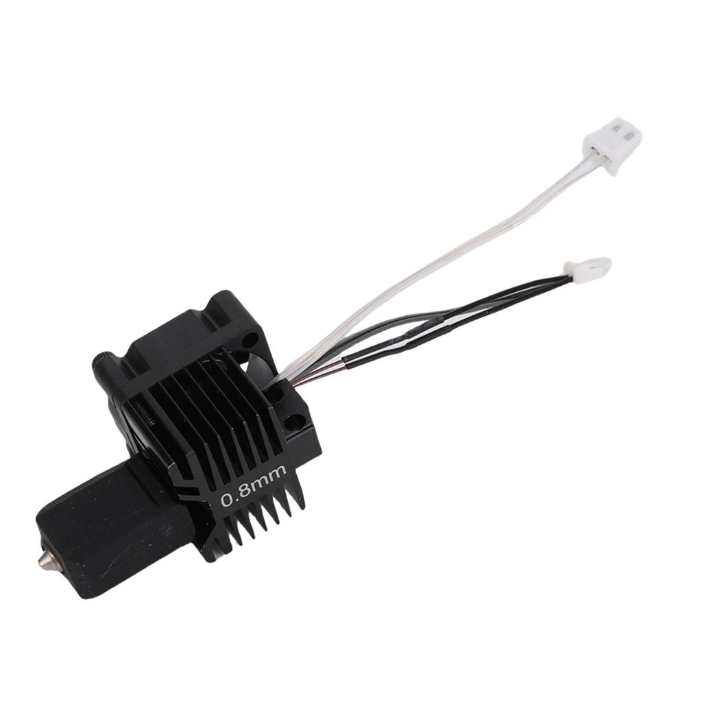 3D Printer Hotend Replacement for X1 3D Printer Integrated Design Hardened Steel Nozzle Extruder Hot End with Fan