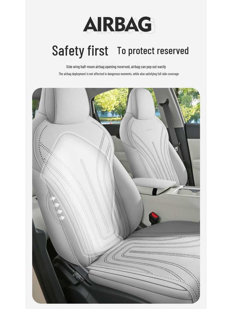 Star Wish 2625 Universal Perforated Leather Seat Cover - Full Coverage, Breathable, Four Seasons Use