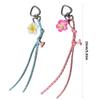 Creative Stud Flower Keychain Bag Charm Sturdy Alloy Soft Enamel Jewelry Accessory Gift for Women Men