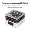 Placa de Aquecimento Mini de Temperatura Constante PD65W 20V, 10–300°C, Placa de Aquecimento Ajustável Digitalmente com Porta Tipo-C
