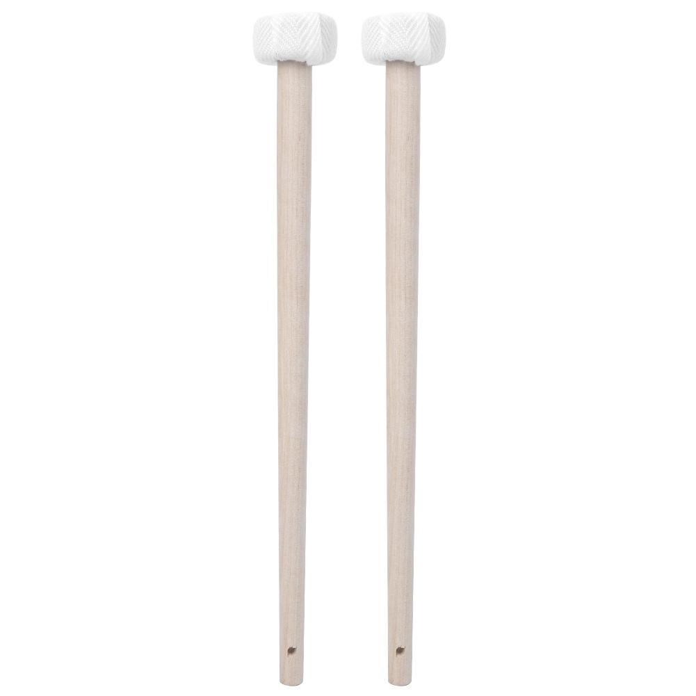 

2PCS Maple Wood Small Gong Hammer Gong Mallet Percussion Musical Instrument Accessory
