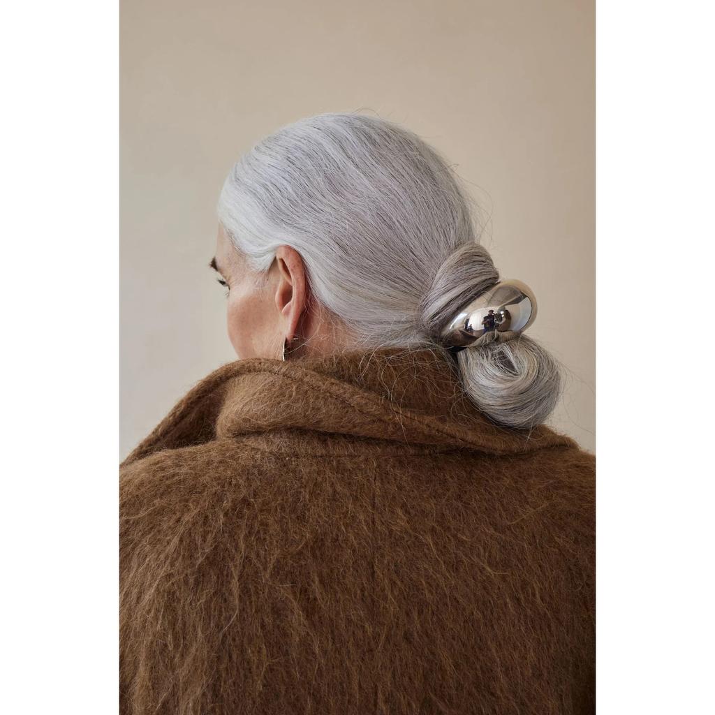 Jiedin Europe and the United States exaggerated electroplated metal hair band stainless steel hair accessories hair rope ponytail elastic headrope