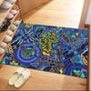 Aboriginal Art Gecko Floor Mats for Living Room, Bedroom and Room Decoration Are Suitable for Gifts.