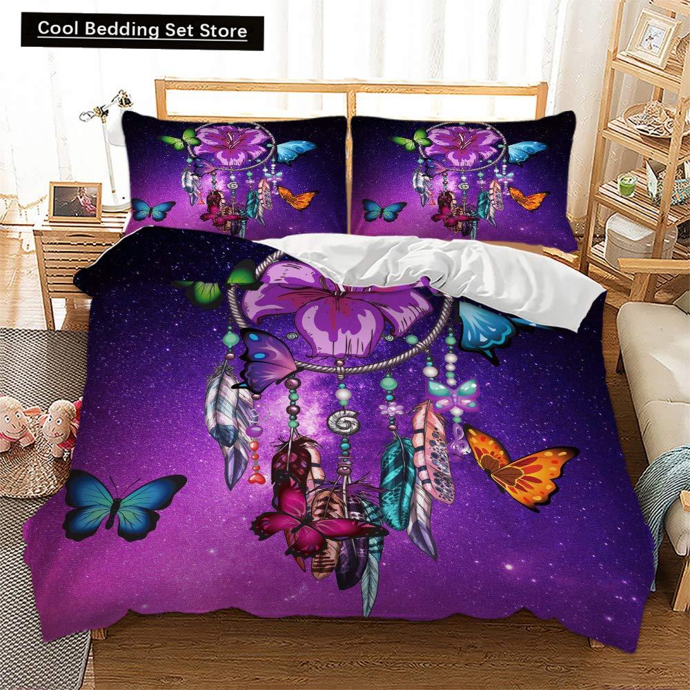 

Комплект постельного белья Dream Catcher Элегантный пододеяльник в стиле бохо Queen Twin Полное этническое одеяло Single Double King Покрывало для кровати EU single(135x200cm)