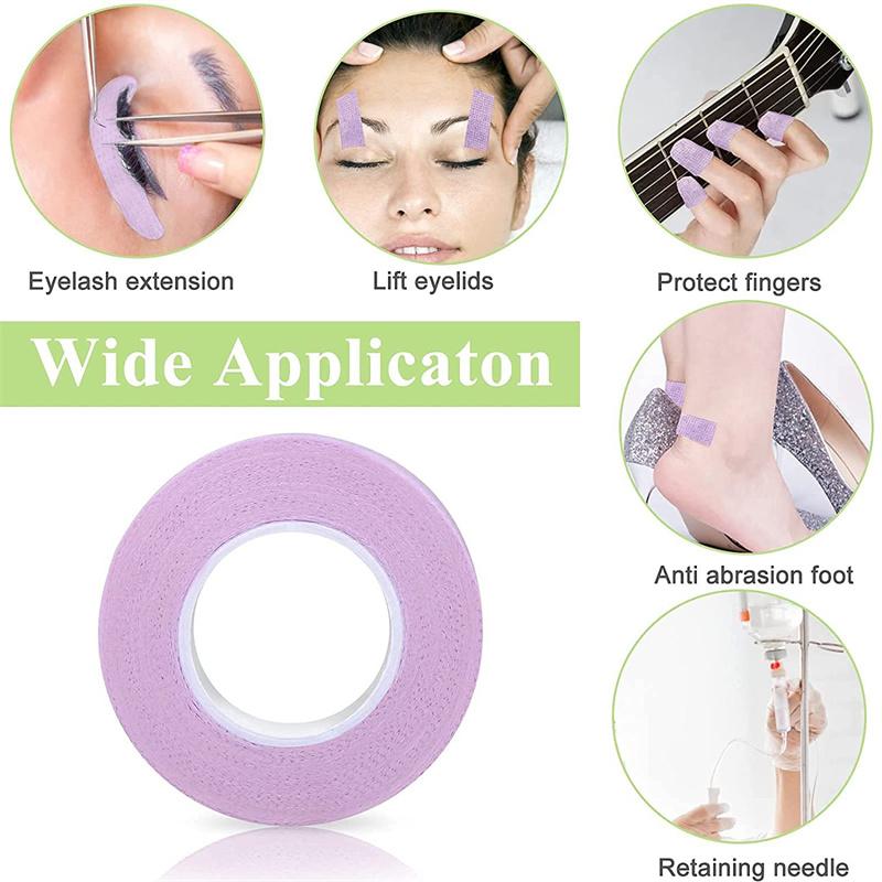 1/10PCS 1.25x9M Colorful Eyelash Extension Tape Under Eye Patches Micropore Tape Lashes Tape Sensitive Skin Using Wholesale