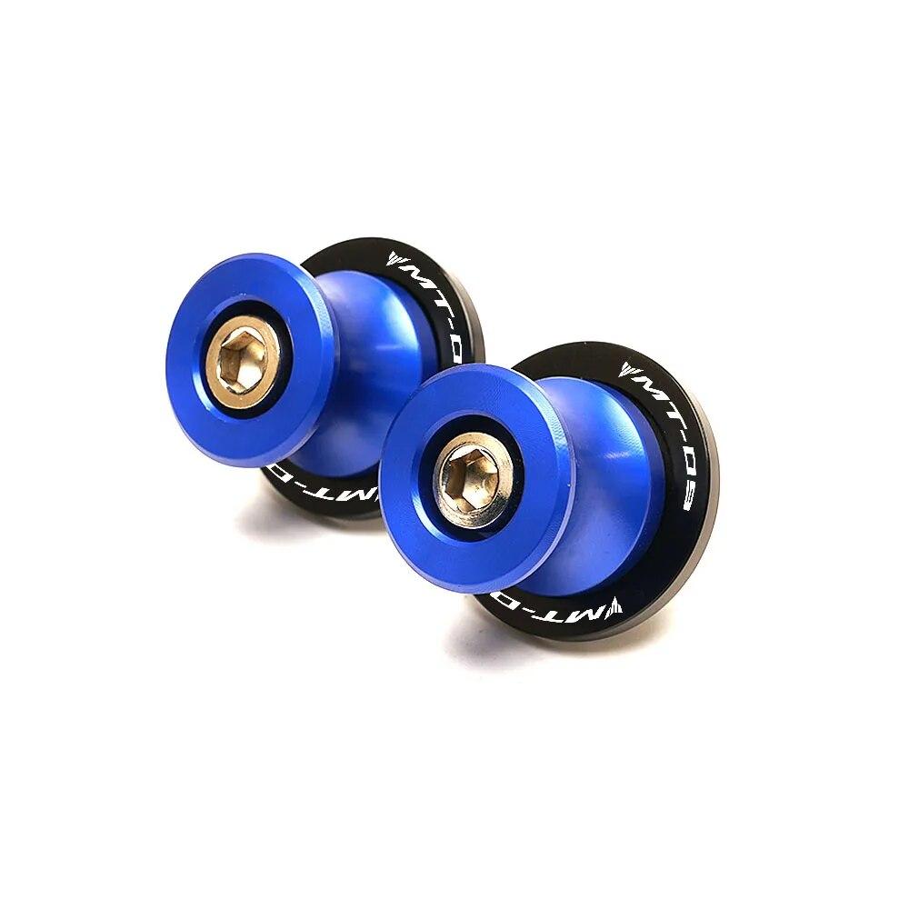 Motorcycle Accessories 6mm Swingarm Slider Spools stand screws For YAMAHA MT09 MT 09 Tracer XSR900 XSR 900