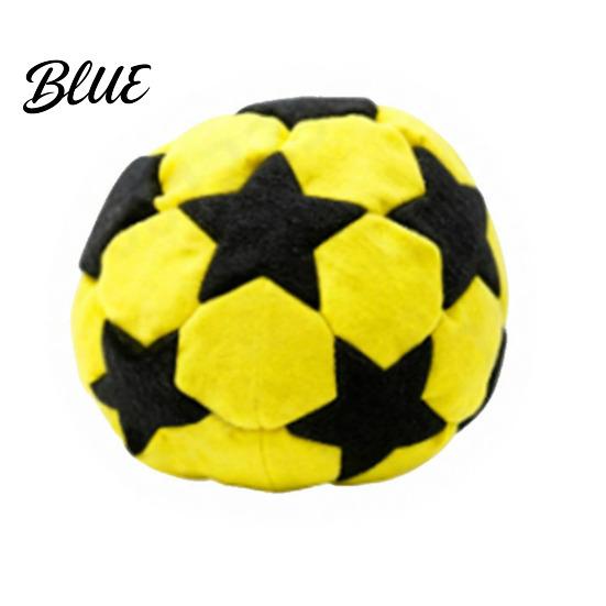 Colorful Football Bag Toy Portable Soccer Footbag for Kids Soft Juggling Ball Lightweight Handmade Hacky Kick Balls Backyard Beach Ball