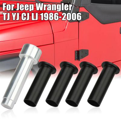 NEU Türscharnierbolzen Buchsen Kit Passend Für Jeep Wrangler TJ YJ CJ LJ 1986-06
