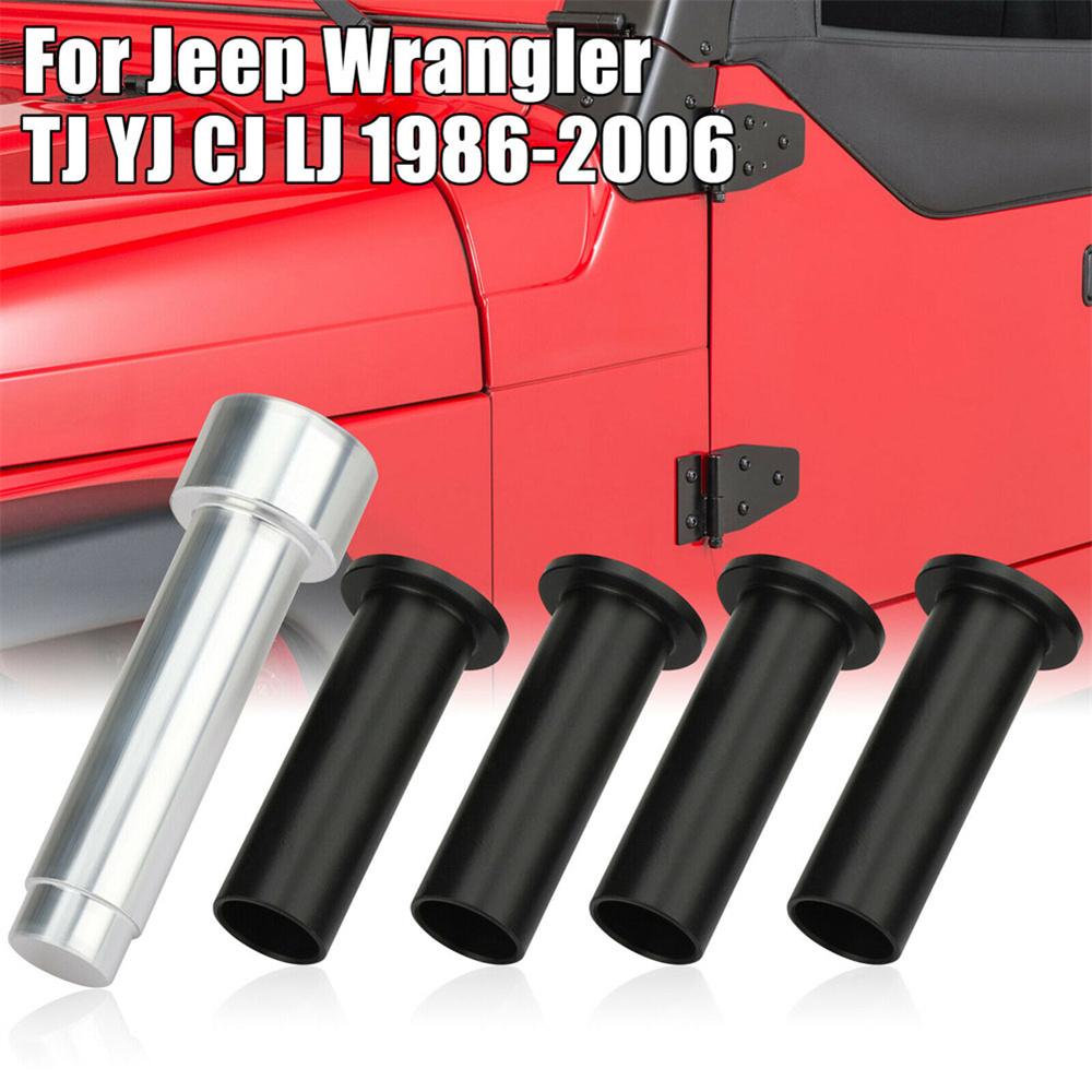 

New Door Hinge Pin Liners Bushings Kit For Jeep Wrangler TJ YJ CJ LJ 1986-2006