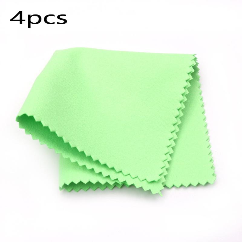Polishing Cleaning Cloths 4 Pack Accessory Cleaning Cloths Guitar Polishing Microfiber Wax Removal Cloths