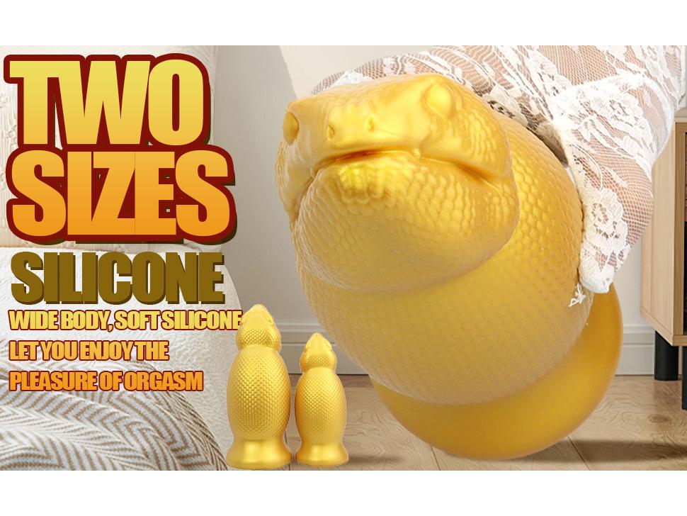 Silikon großer Analplug - Hohe Dehnbarkeit Erotisches Spielzeug für Männer & Frauen