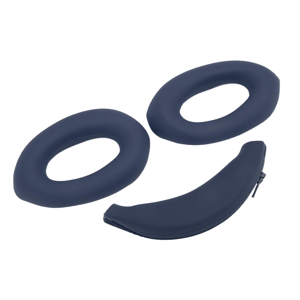 Earpads Cover Headband Pad Set Replacement Silicone Headphone Protective Cover for WH‑1000XM4 WH‑1000XM3 Headphones