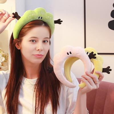 Kadın Saç Bandı Çizgi Film Stil Elastik Parodi Saç Çemberi Hafif Saç Aksesuarları Günlük Stil Dekorasyon