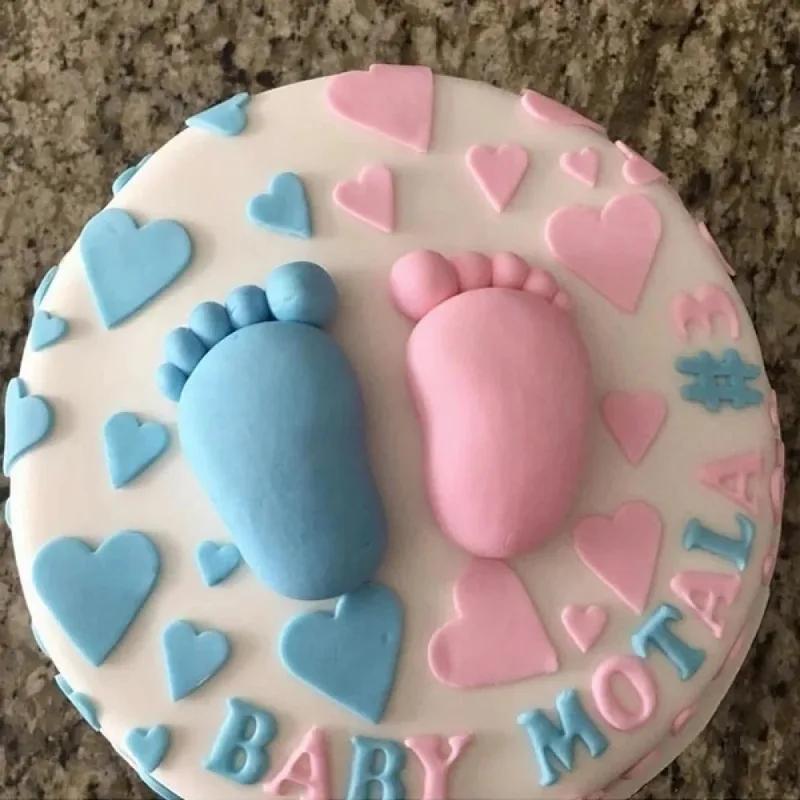 1PC Cake Mold Baby Foot Silicone Mold Chocolate Fondant Cake Decorating Baking Tool Bakeware Pudding baking Paste Mold