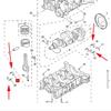 30026285 Engine Connecting Rod Upper and Lower Bearing Bush Crankshaft Spindle Bearing Bush For SAIC MG 950 RX5 RX8 HS GS 2.0T