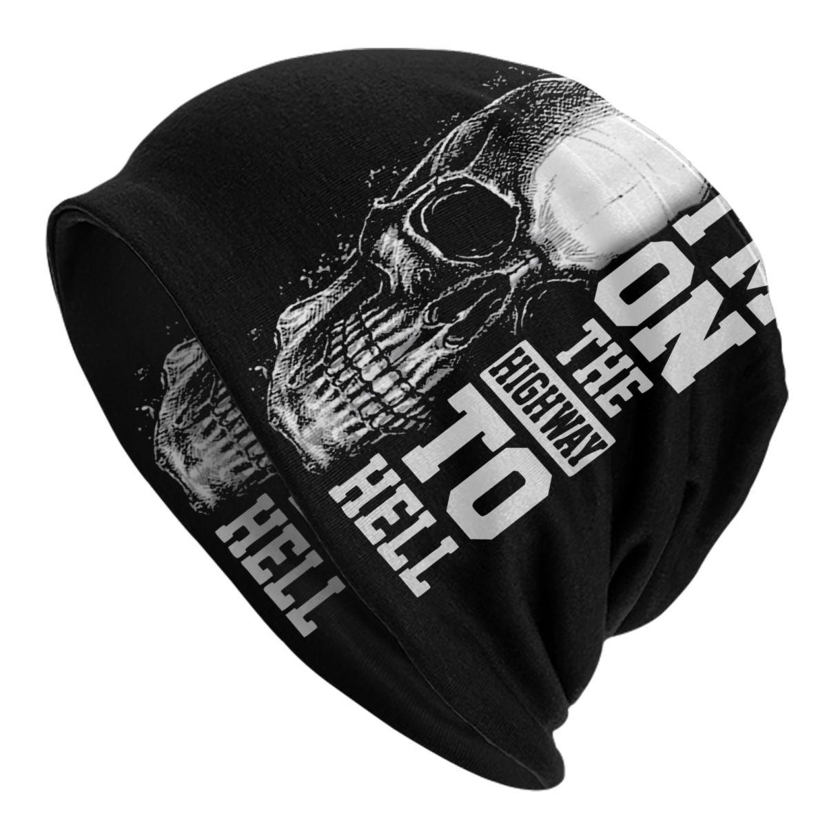 

Кепки с черепом «Я на пути в ад», кепки ужасов на Хэллоуин, крутые шапочки с черепами для взрослых, летняя теплая вязаная шапка