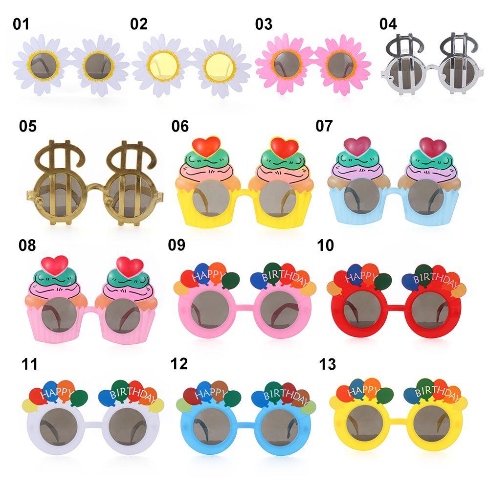Eiscreme Lustige Kuchen Dekoration Sonnenbrille Geburtstagsbrillen Selfie Requisiten Party
