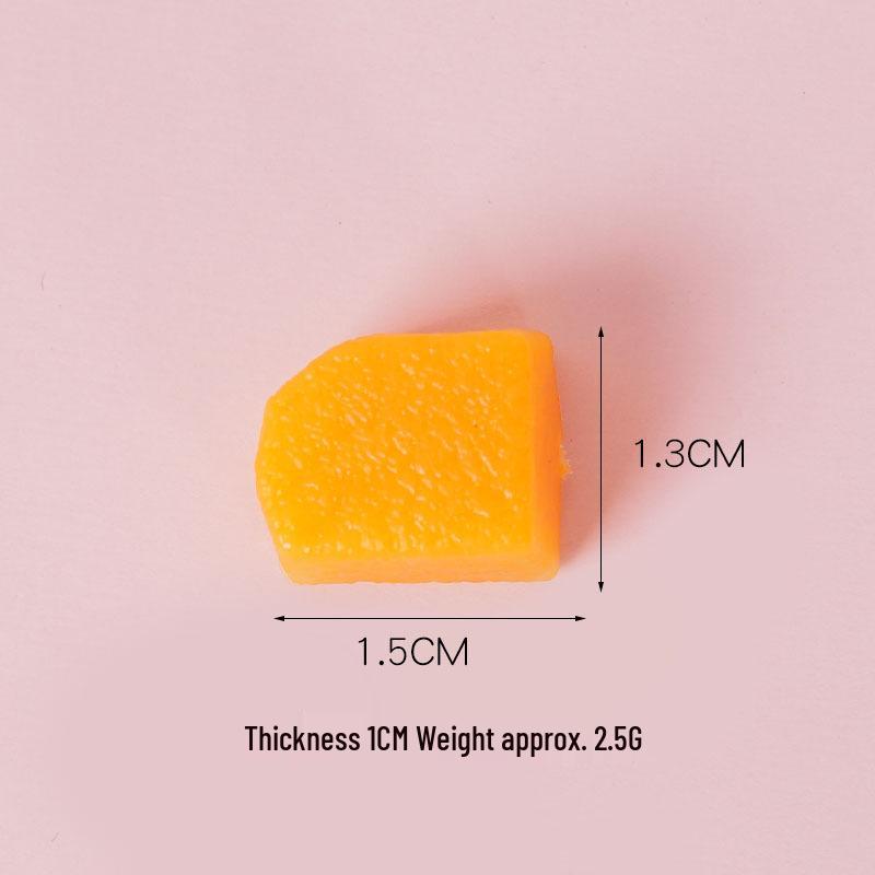 DIY Handmade Fruit Cube Simulation Toys: Mango, Kiwi, Dragon Fruit Cake Decor