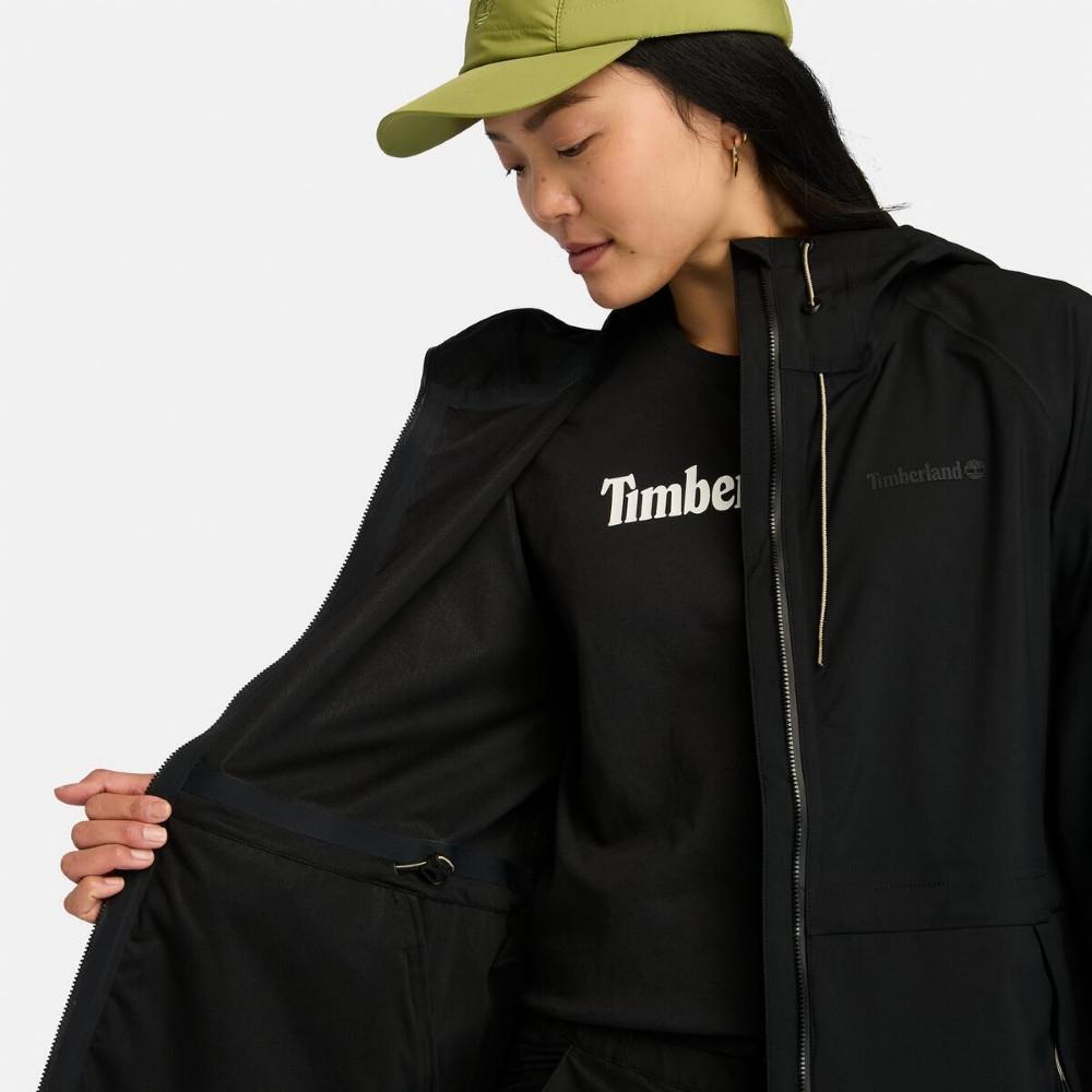 Timberland Outdoor Casual Hiking Waterproof Windproof Jacket Women Jacket Black A5ZA7-001