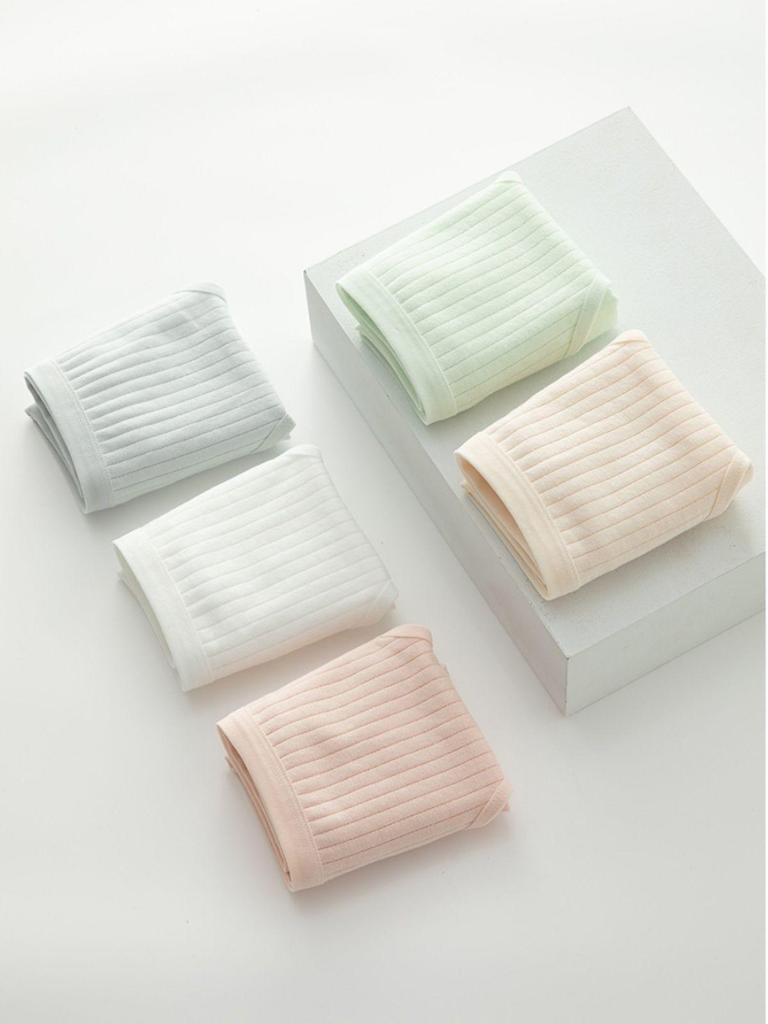 Striped Maternity Disposable Underwear, Plus Size, Sterile, No-Wash Postpartum Travel Shorts