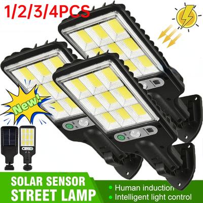 9LED Solar Street Lights Outdoor 2500W Solar Lamp With 2 Light Mode Waterproof Motion Sensor Security Lamp for Garden Patio Path Yard
