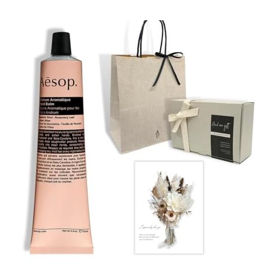 [Gift wrapped] Aesop Aromatic Hand Balm Hand Cream 75ml [Shopper/carry bag included] Gift set Mother s Day gift