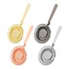 Anti-slip Cocktail Strainer Stainless Steel Wine Filter Bar Accessories Mesh Filter  Bar