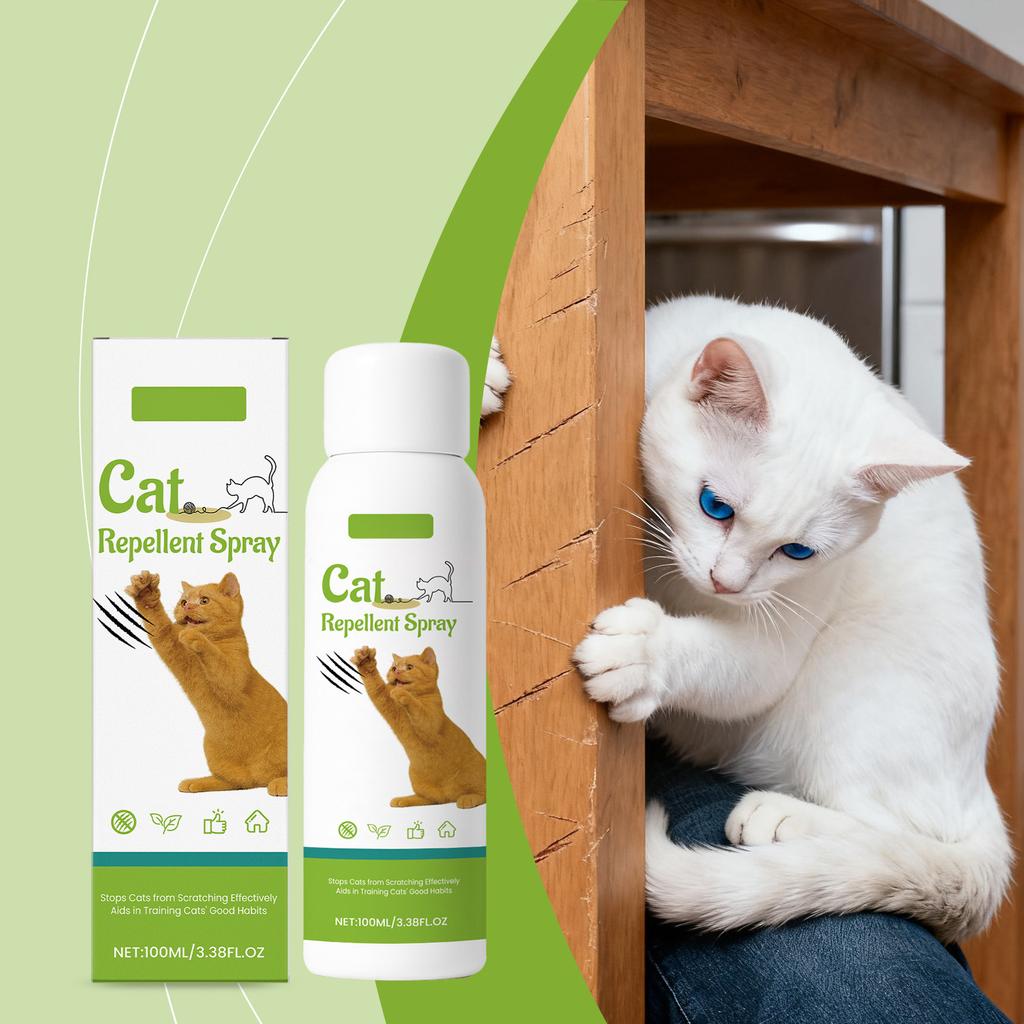 Anti-cat Spray, Anti-scratch Spray, Indoor And Outdoor Pet Training Auxiliary Furniture Protector,100ml