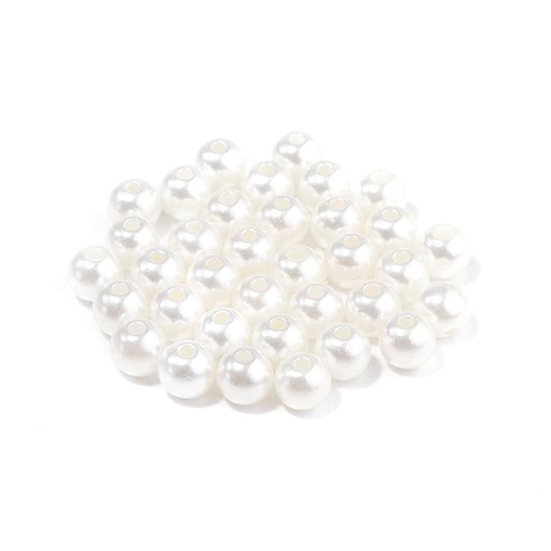 10-1000pcs ABS Imitation Pearl Beads Round Loose Spacer Beads For Jewelry Making Diy Necklace Bracelet Charm Jewelry Finding