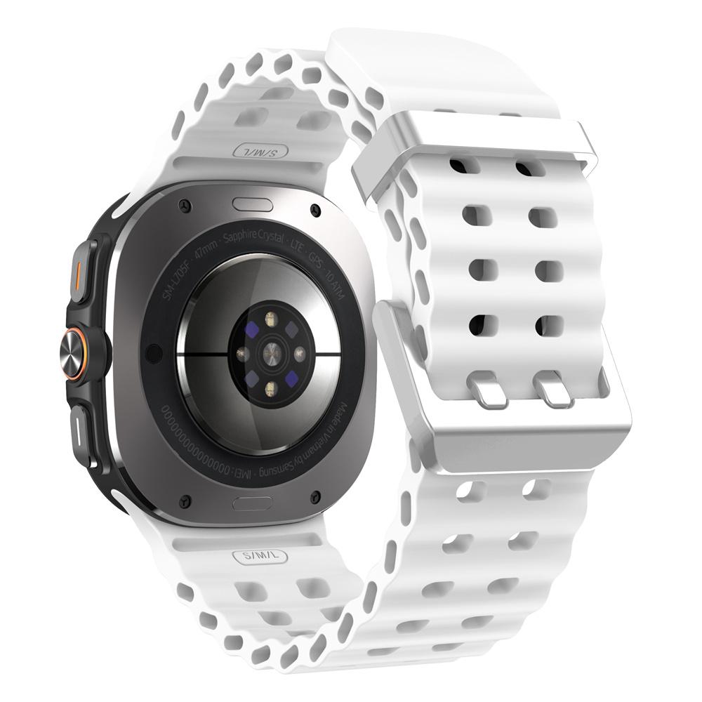 Pasek morski do Samsung Galaxy Watch 7 ultra pasek 47mm akcesoria sportowa silikonowa bransoletka correa Galaxy Watch ultra pasek 47mm