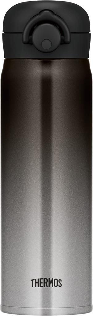 Thermos Vacuum Insulated Portable Black Removable Spout for Easy Stainless Steel Keeps Drinks Hot or Mug, 500ml, Gradient, Cleaning, Lightweight,