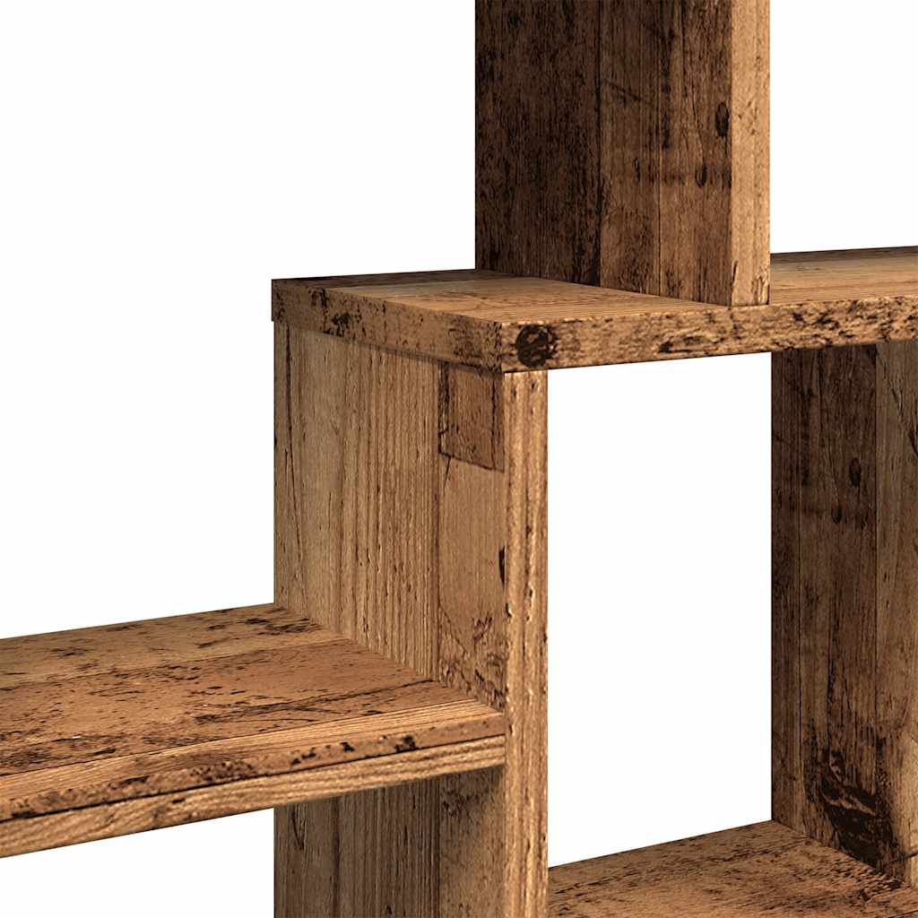 Wall Shelf Old Wood 85X16X52.5 Cm Glued Wood